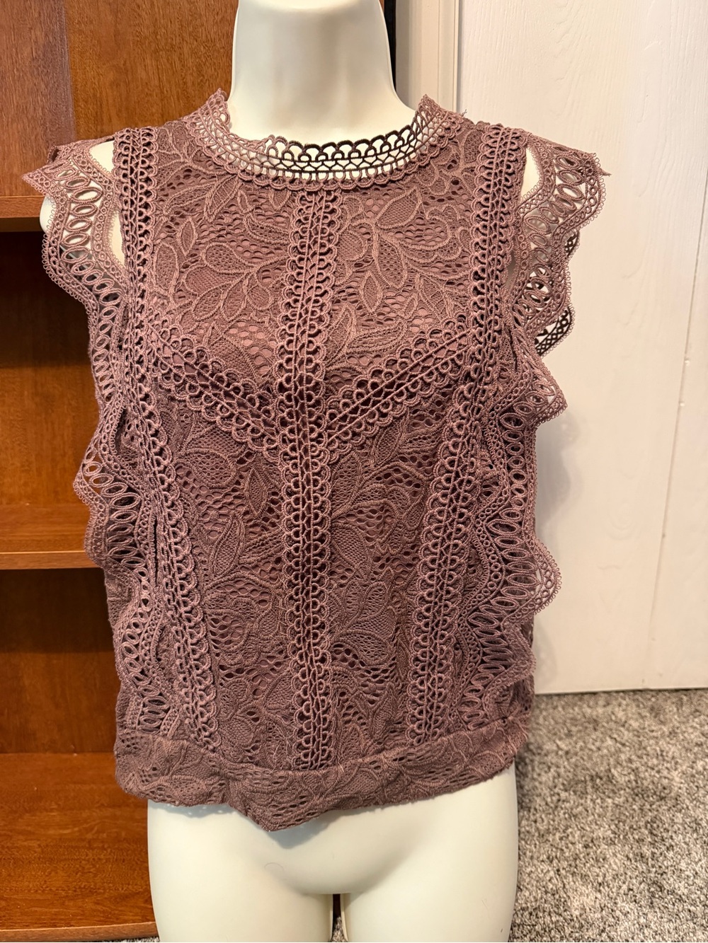 Willow & Root Lace Crochet Blouse